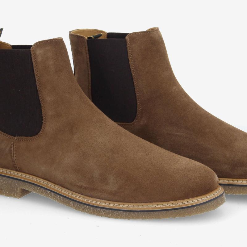 DUBLIN CHELSEA M - SUEDE - MARRON